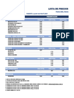 Lista de Precios - Planta ABA, Valera - A Partir Del 06.07.2021