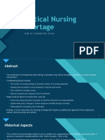 Critical Nursing Shortage