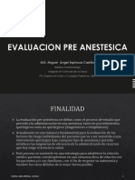 Anestesiologia - Evaluacion Pre Anestesica