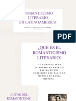 ROMANTICISMO LITERARIO EN LATINOAMÉRICA