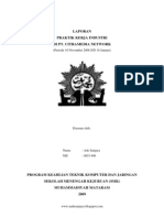 Laporan Praktik Kerja Industri Di Pt. Citramedia Network: (Periode 10 November 2008 S/D 10 Januari)