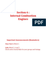 Section 6: Internal Combustion Engines