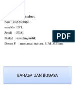 Bahasa Dan Budaya