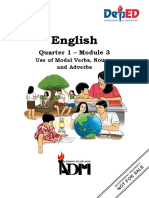 English8 - q1 - Mod3 - Use of Modal Verbs, Nouns, and Adverbs - v2