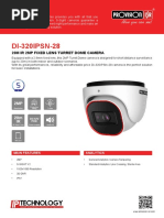 DI-320IPSN-28: 20M Ir 2Mp Fixed Lens Turret Dome Camera