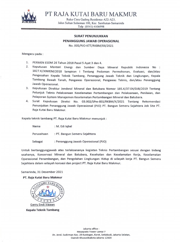 005 Pjo-Ktt RKBM Xii 2022 | PDF