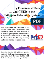 Roles of DepEd and CHED in Philippine Education