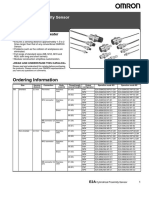 Ordering Information: Cylindrical Proximity Sensor