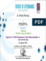6 Agustus 2020 Vigilance of T2 DM Management in The Clinical Practice A New Normal Way
