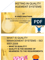 Marketing in Quality Management Systems