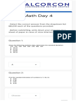 Trivia Math Day 4