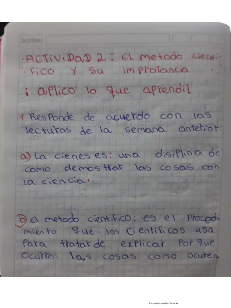 Actividad 2 - Metodo Cientifico y Su Importancia | PDF