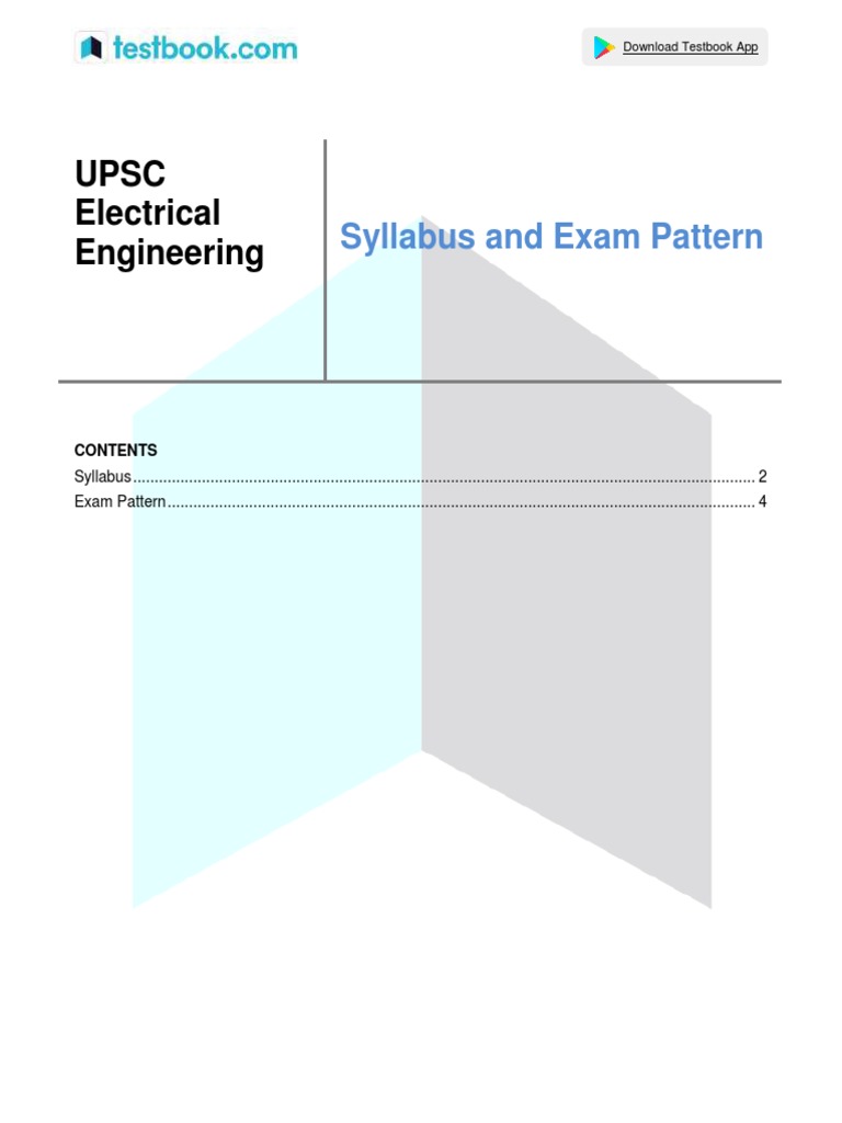 Upsc Electrical Engineering Syllabus PDF 7ec21c12 PDF Logic Gate