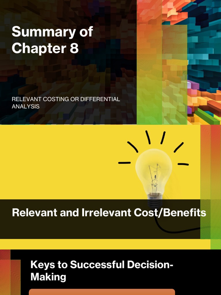 Relevant Costing for Decision Making | PDF | Opportunity Cost | Labour ...