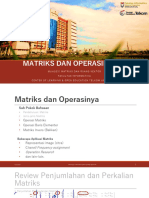 Matriks Dan Operasinya