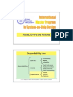 Faults, Errors and Failures: Dependability Tree