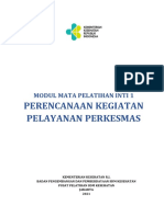 Modul MPI 1. Perencanaan Perkesmas