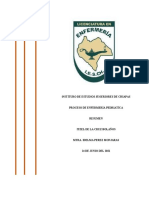 Proceso de enfermería pediátrica en el Instituto de Estudios Superiores de Chiapas