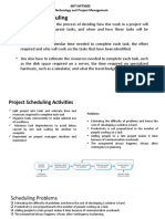 Tech Proj MNGT Part2 Scheduling