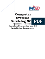 Computer Systems Servicing NC II: Quarter 1 - Module 6: Installers Preparation and OS Installation Procedures