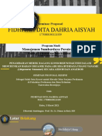 FIDHIYAH DITA DAHRIA AISYAH PPT Seminar Proposal