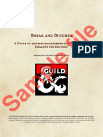 Sample File: Break and Butcher