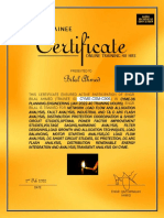 CM0092 Certificate Bilal