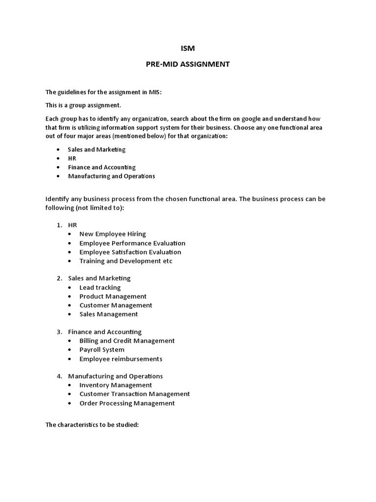 Assignment - Pre Mid | PDF | Career & Growth