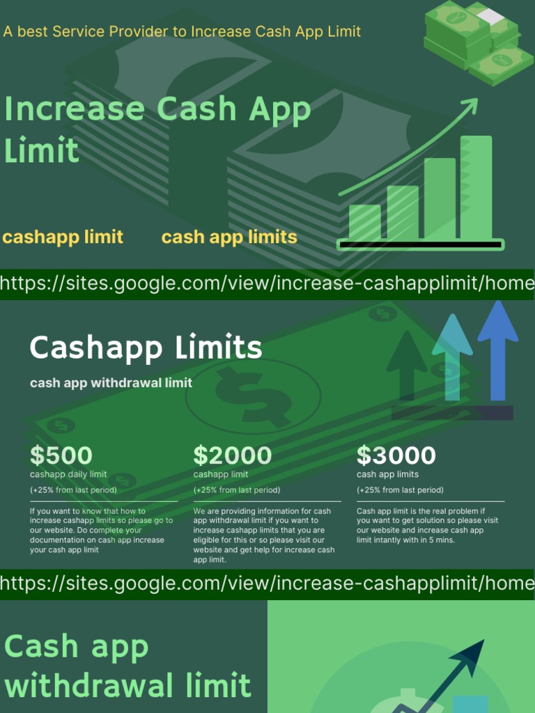 Increase Your Cash App Limit Guide | PDF | Software | Cyberspace
