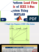 Load Flow Analysis of IEEE 5 Bus System