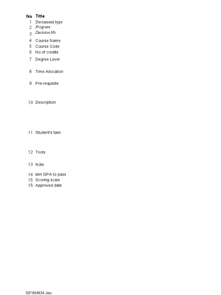 1 - Syllabus - Data Structure and Algorithms | PDF | Algorithms ...