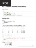 03 - K Means Clustering On Iris Datasets