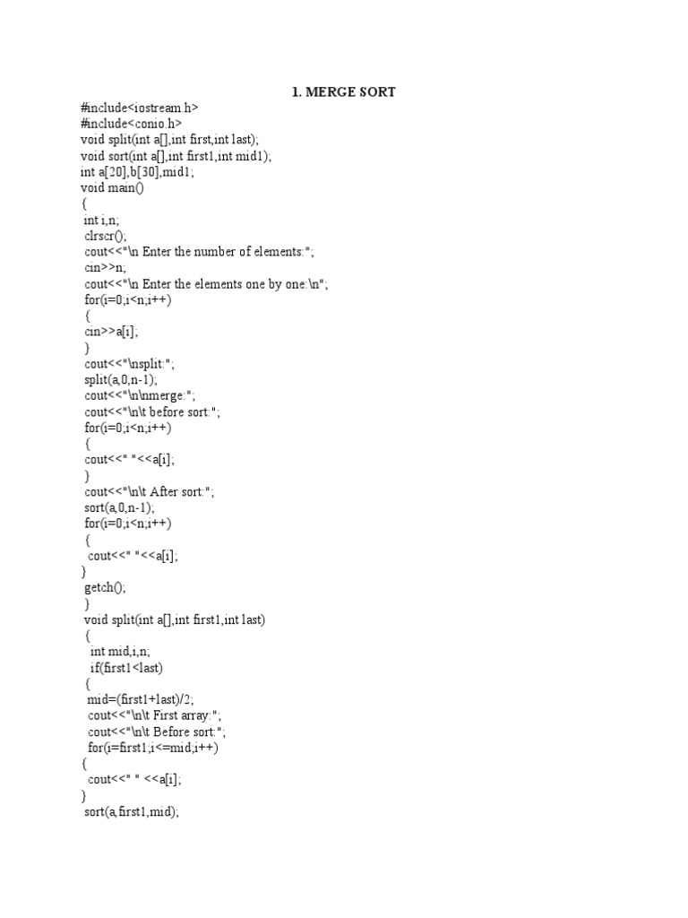 C++ Programs I MSC Add Sem PDF Algorithms Combinatorics