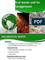 Biomedical waste management and proper disposal