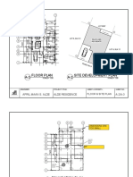 A-2 Site Development Plan A-3 Floor Plan: April Maan S. Alde Alde Residence A-2/A-3