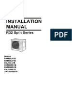 SPLIT OUTDOOR UNIT - Installation Manuals-English