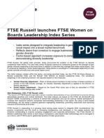 Women On Boards Leadership Index Series Announcement