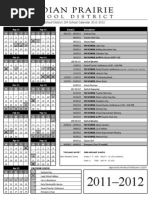 2011-2012 Calendar