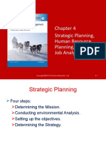 Strategic Planning, Human Resource Planning, and Job Analysis