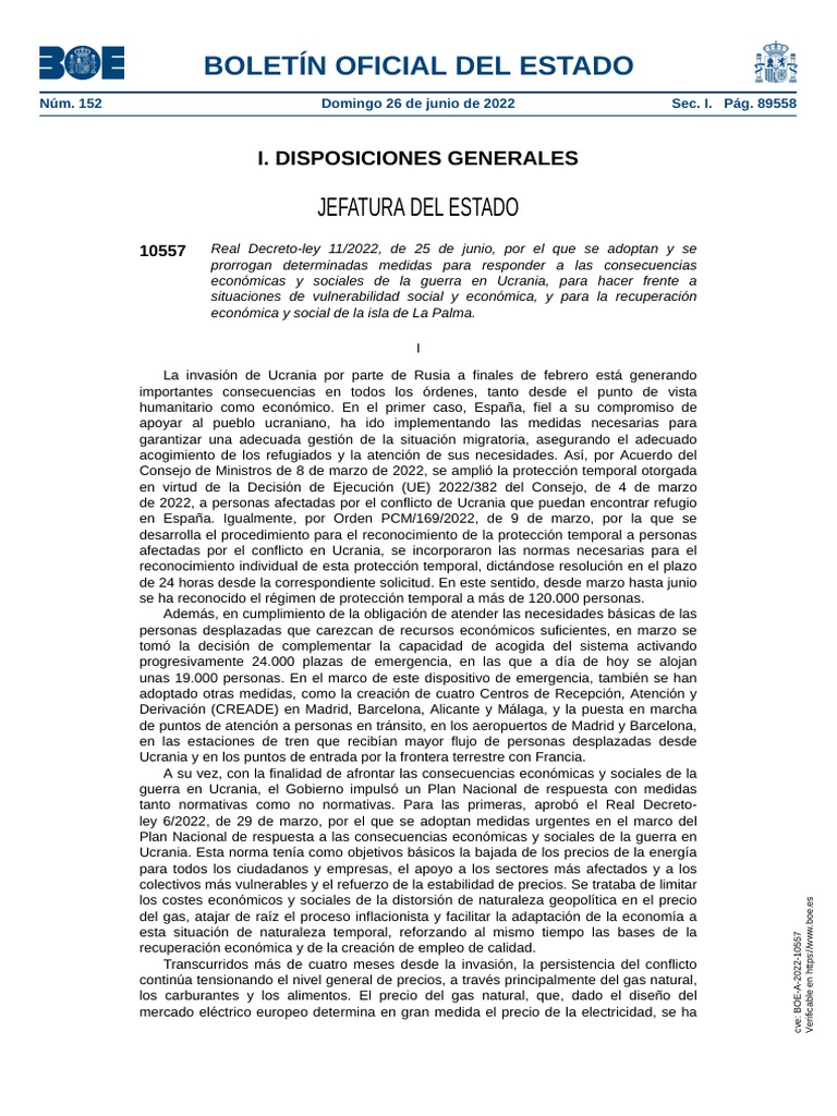 Nuevo Decreto Anticrisis Aprobado Por El Gobierno | PDF | Inflación ...