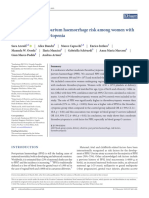 Br J Haematol - 2022 - Arcudi - Assessment of post%E2%80%90partum haemorrhage risk among women with moderate thrombocytopenia