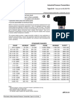 Industrial Pressure Transmitters Type S-10