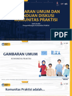 Materi Gambaran Umum Dan Panduan Diskusi Komunitas Praktisi