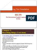 Speaking Test Simulation