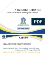 Dokumen - Tech Statistika Ekonomimodul 6pptx