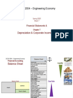 ECON 2004 - Engineering Economy: Depreciation & Corporate Income Tax