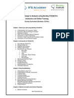 Structural Design & Analysis Using Bentley STAAD - Pro Instructor-Led Online Training