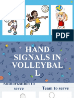 Hand Signals in Volleyball