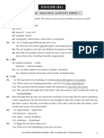 Practice Activity Sheet 1 Solution