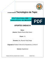 Apuntes Unidad 3 - Protoracionalismo y Vanguardias Decimonicas